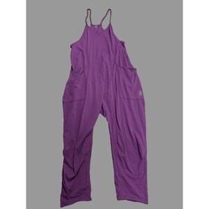 Free People Movement FP Hot Shot Body Romper Size Medium M Purple Jump Suit